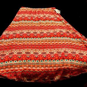 LuLaRoe Maxi Skirt Lucy NWT 2XL